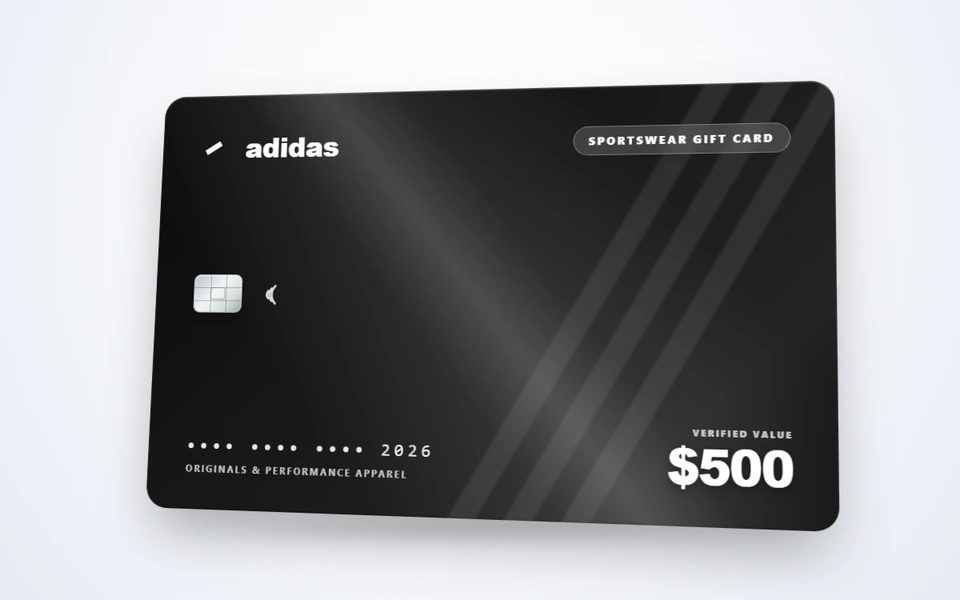 Adidas Athletic Gift Card